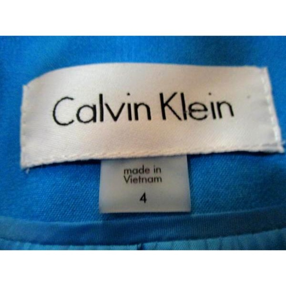 Calvin Klein Jacket Teal Size 4 (SKU 00023… - Picture 5 of 6